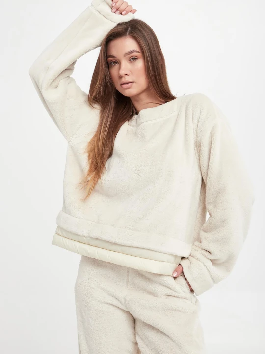 Zdjęcie produktu Bluza damska pluszowa EMPORIO ARMANI