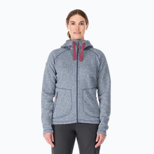Zdjęcie produktu Bluza damska Rab Amy Hoody bering sea Niebieski