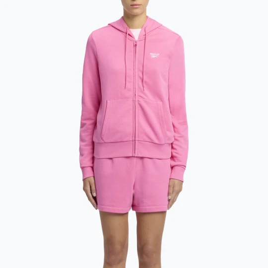 Zdjęcie produktu Bluza damska Reebok Small Logo French Terry FZ true pink
