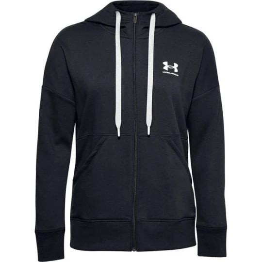 Zdjęcie produktu Bluza damska Rival Fleece Full Zip Hoodie Under Armour Czarny