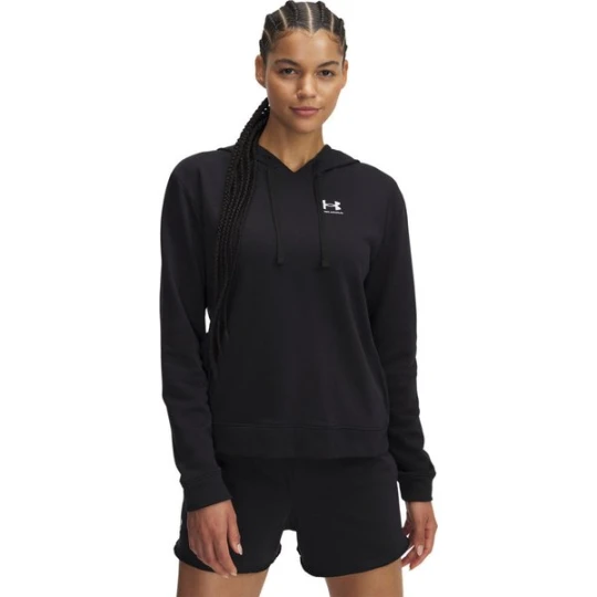 Zdjęcie produktu Bluza damska Rival Terry Hoodie Under Armour Czarny