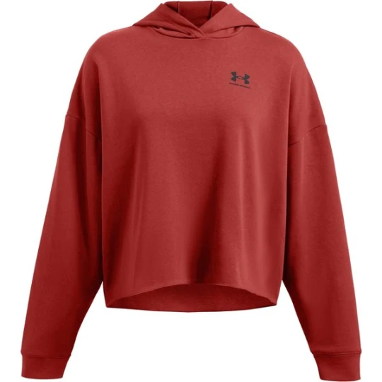 Zdjęcie produktu Bluza damska Rival Terry Hoodie Under Armour Czerwony