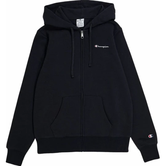 Zdjęcie produktu Bluza damska Script Logo Full Zip Hoodie Legacy Champion Czarny