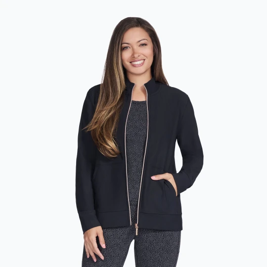 Zdjęcie produktu Bluza damska SKECHERS GO Luxe Rib Everyday Full Zip black