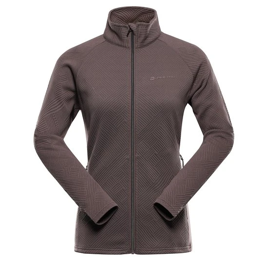 Zdjęcie produktu Bluza damska sportowa szybkoschnąca Dozera 3 brązowa Alpine Pro