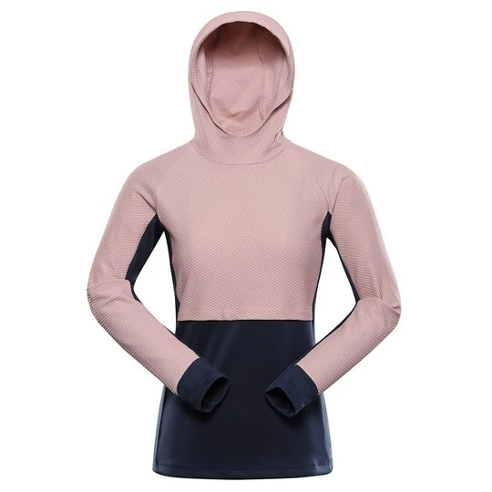 Zdjęcie produktu Bluza damska sportowa szybkoschnąca Feza 2 różowa Alpine Pro