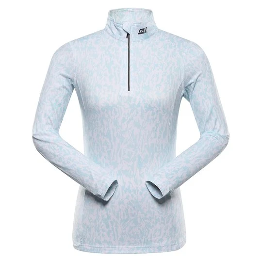 Zdjęcie produktu Bluza damska szybkoschnąca z zamkiem Stansa błękitna Alpine Pro