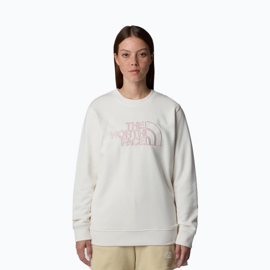 Zdjęcie produktu Bluza damska The North Face Drew Peak Light Crew white dune / metal pink