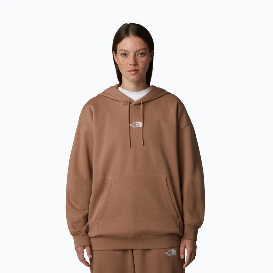 Zdjęcie produktu Bluza damska The North Face Essential Oversize Hoodie latte Brązowy