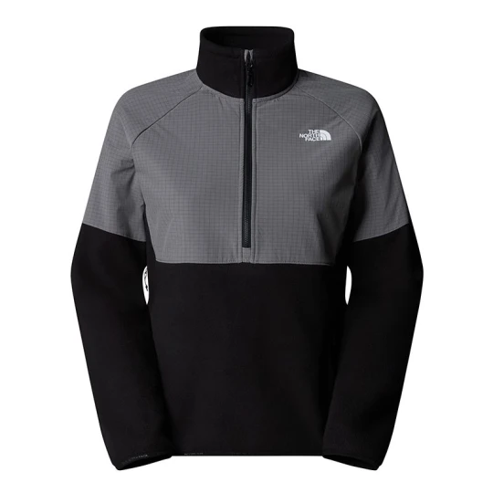 Zdjęcie produktu Bluza damska The North Face Glacier 1 / 2 Zip Fleece 0A89JBAFI1 - czarno-szara