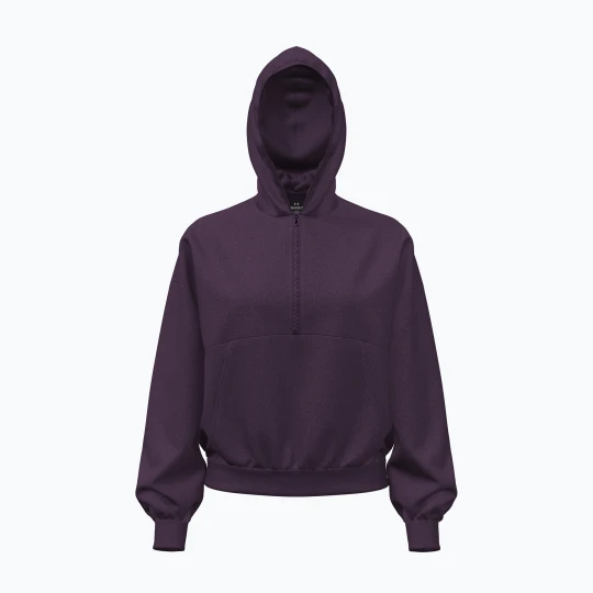 Zdjęcie produktu Bluza damska Under Armour Icon Fleece HZ Hoodie purple echo / purple echo Fioletowy