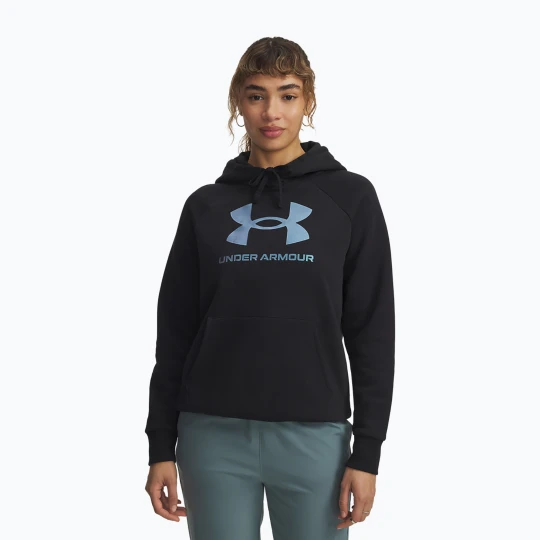Zdjęcie produktu Bluza damska Under Armour Rival Feelce Shimmer Hoody black / iridescent