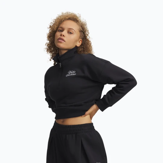 Zdjęcie produktu Bluza damska Under Armour Rival Fleece Script HZ black / white