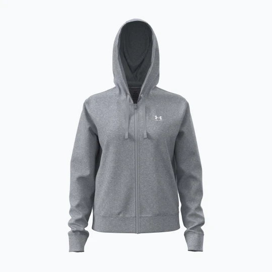 Zdjęcie produktu Bluza damska Under Armour Sport Terry FZ mod gray light heather / white Szary