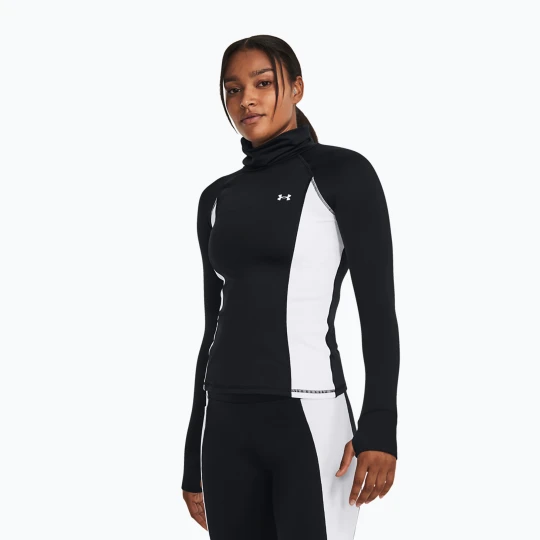 Zdjęcie produktu Bluza damska Under Armour Train CW Funnel Neck black / lime yellow / white