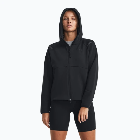 Zdjęcie produktu Bluza damska Under Armour Unstoppable Fleece FZ black / black