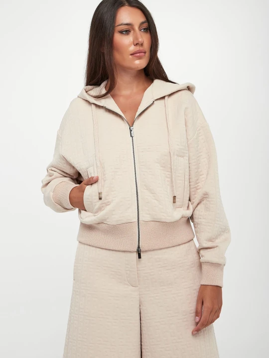 Zdjęcie produktu Bluza damska rozpinana z kapturem PESERICO