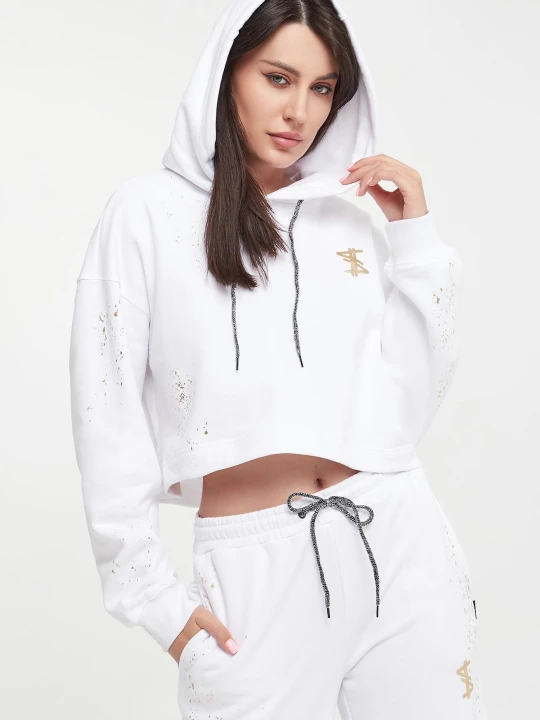 Zdjęcie produktu Bluza damska z kapturem TWINSET ACTITUDE