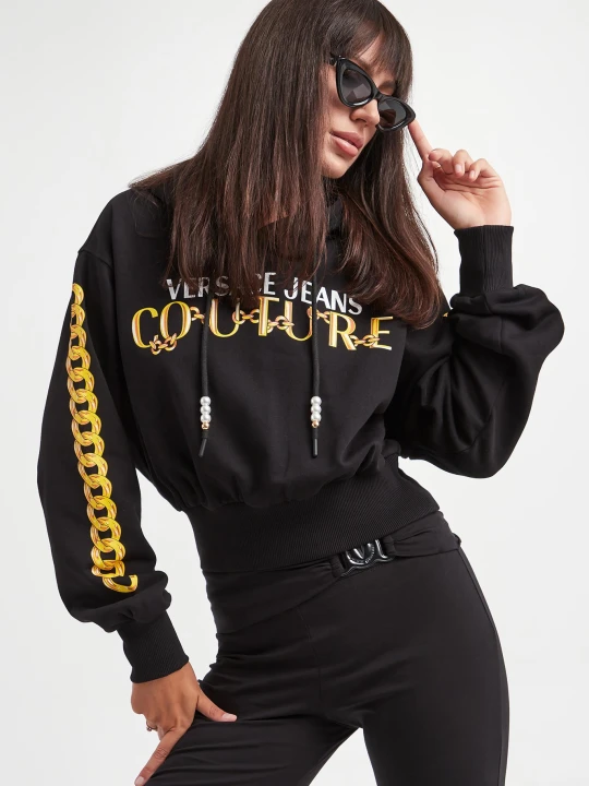 Zdjęcie produktu Bluza damska z kapturem VERSACE JEANS COUTURE