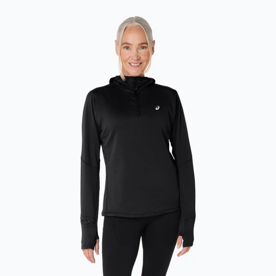 Zdjęcie produktu Bluza do biegania damska ASICS Road Winter Hoodie performance black
