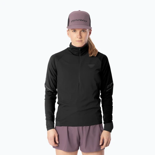 Zdjęcie produktu Bluza do biegania damska Dynafit Alpine LS 1 / 2 Zip Tee black out