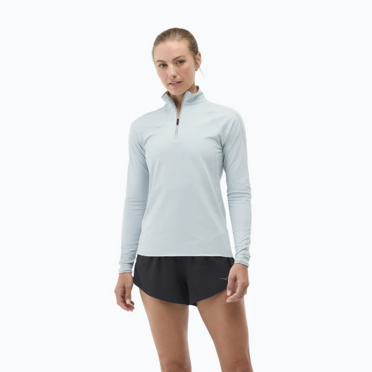 Zdjęcie produktu Bluza do biegania damska HOKA GlideTech Quarter Zip mineral blue