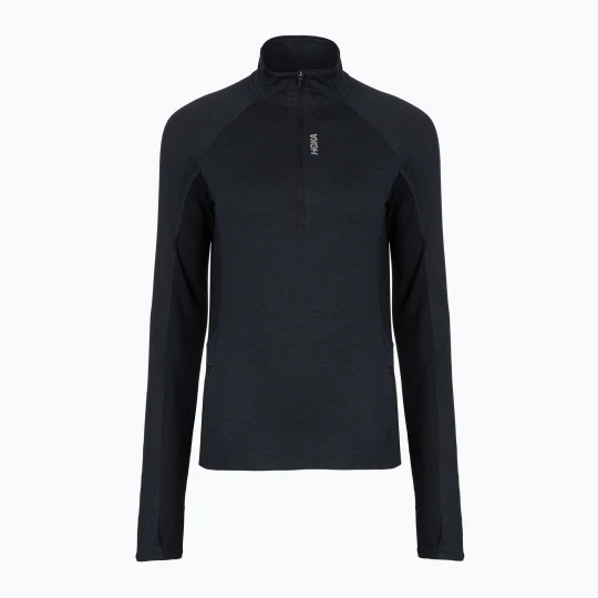 Zdjęcie produktu Bluza do biegania damska HOKA Skyform Half Zip black heather