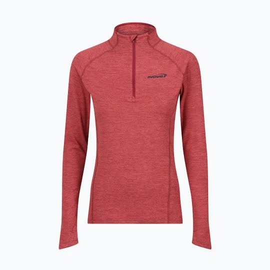 Zdjęcie produktu Bluza do biegania damska Inov-8 Train Elite Mid Half Zip dusty rose Czerwony