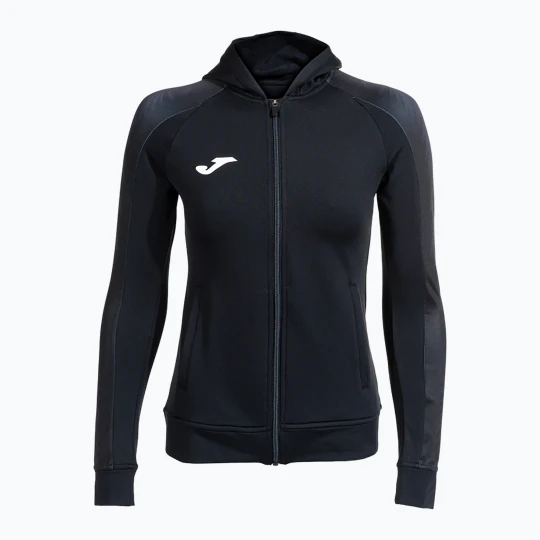 Zdjęcie produktu Bluza do biegania damska Joma Elite XI Hoodie black / anthracite