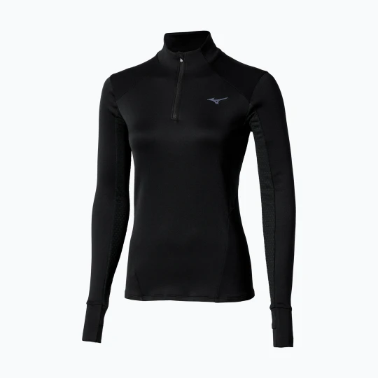 Zdjęcie produktu Bluza do biegania damska Mizuno Active Warm Half Zip black
