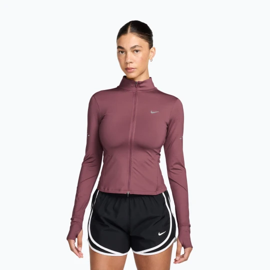 Zdjęcie produktu Bluza do biegania damska Nike Swift Dri-Fit Full Zip pink smoke
