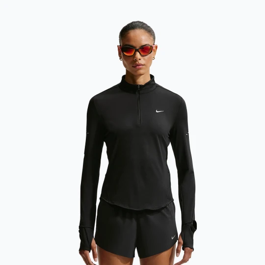 Zdjęcie produktu Bluza do biegania damska Nike Swift Dri-FIT UV 1 / 4-Zip black