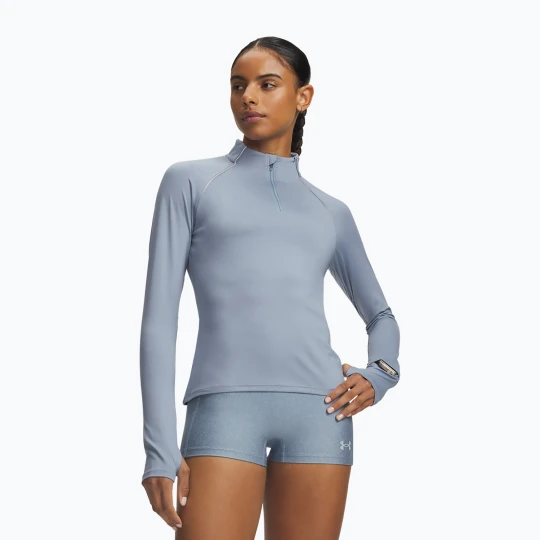 Zdjęcie produktu Bluza do biegania damska Under Armour Velociti Half Zip blue wind / reflective