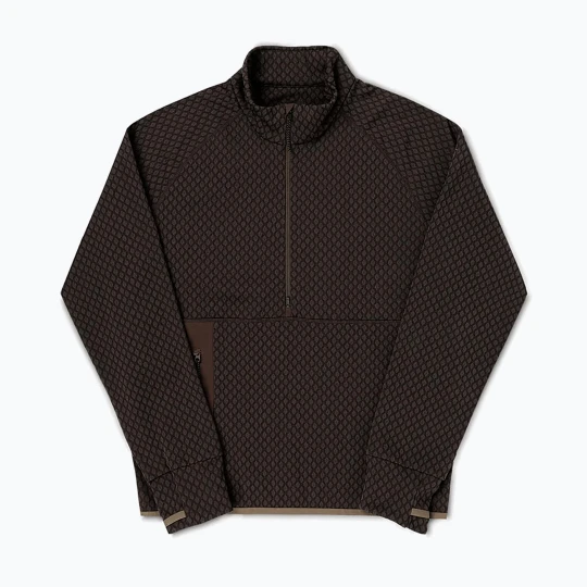 Zdjęcie produktu Bluza do biegania męska Ciele Athletics VLVHalfzip oak Brązowy