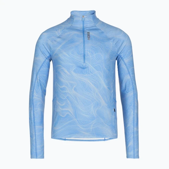 Zdjęcie produktu Bluza do biegania męska HOKA Skyform Half Zip CLF PRT mineral blue