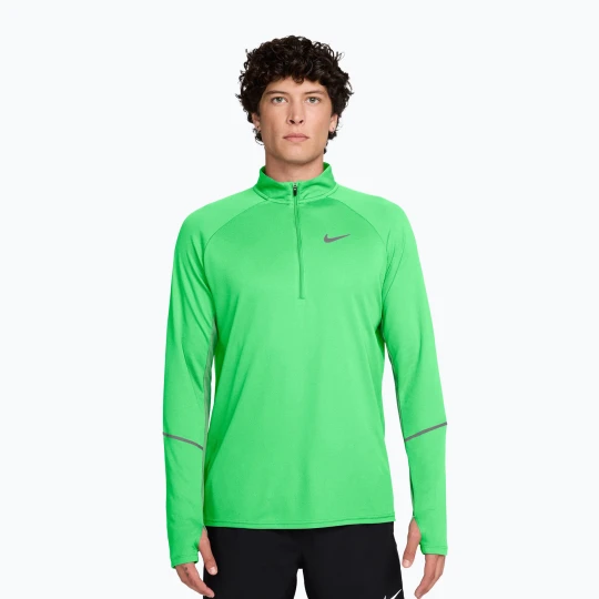 Zdjęcie produktu Bluza do biegania męska Nike Miler Dri-Fit UV 1/2 Zip illusion green