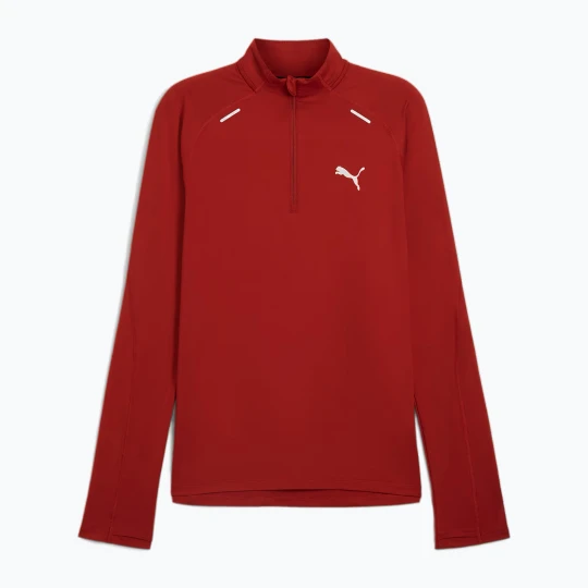 Zdjęcie produktu Bluza do biegania męska PUMA Run Cloudspun 1/4 Zip mars red
