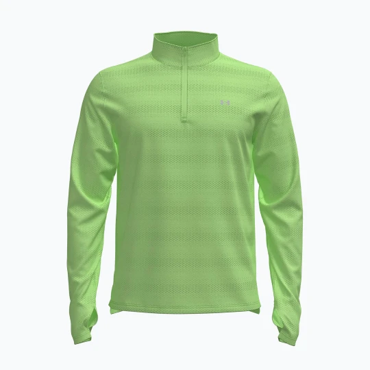 Zdjęcie produktu Bluza do biegania męska Under Armour Velociti 1/4 Zip lumos lime/white Zielony