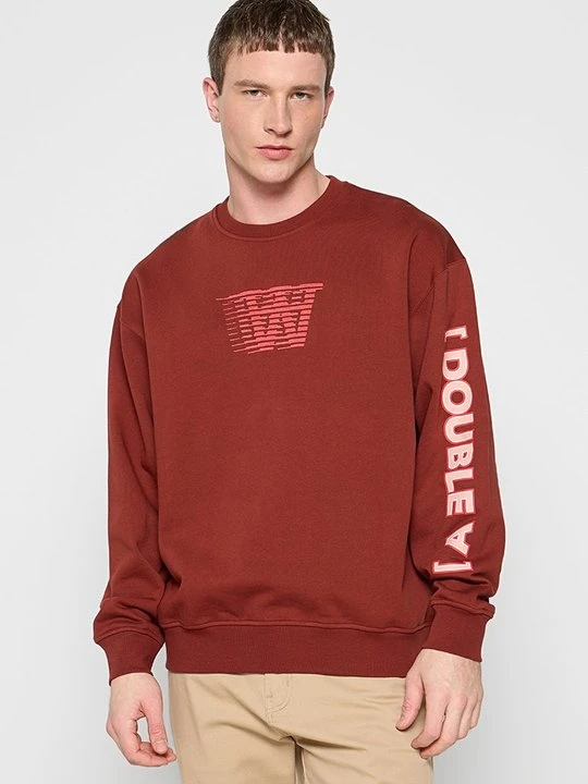 Zdjęcie produktu Bluza Double A By Wood Wood ciemnoczerwony