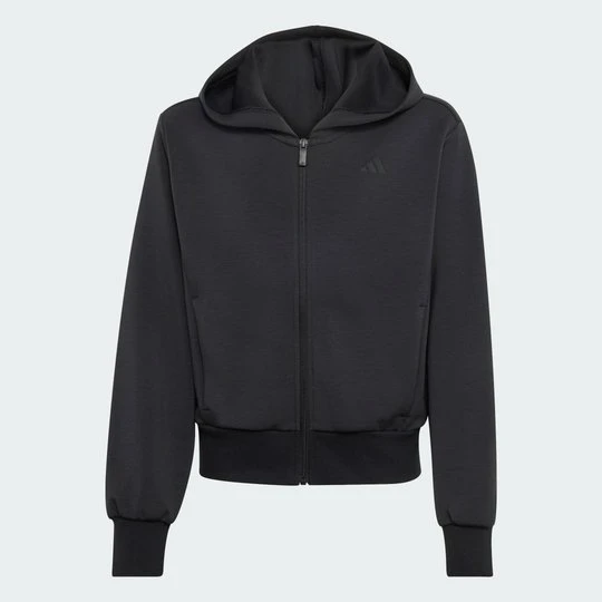 Zdjęcie produktu Bluza dresowa adidas Girls Full Zip Hoodie czarny