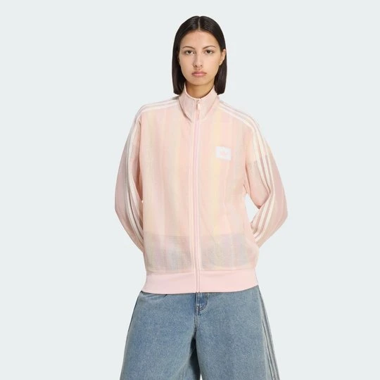 Zdjęcie produktu BLUZA DRESOWA ADIDAS ORIGINALS SUMMER GLOW KNITTED FIREBIRD Sandy Pink