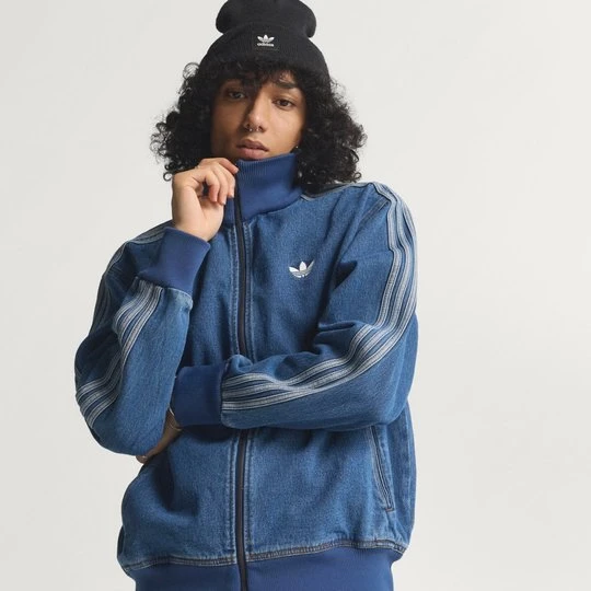 Zdjęcie produktu BLUZA DRESOWA DENIM ADICOLOR FIREBIRD Adidas Blue Denim