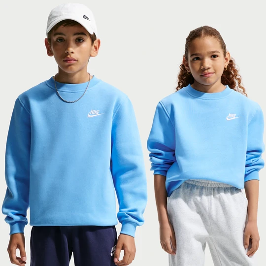 Zdjęcie produktu Bluza dresowa dla dużych dzieci Nike Club Fleece - Niebieski
