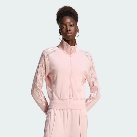 Zdjęcie produktu BLUZA DRESOWA FIREBIRD LACE Adidas Sandy Pink