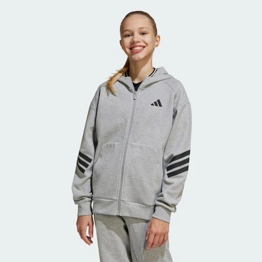 Zdjęcie produktu Bluza dresowa Future Icons 3-Stripes Full-Zip Hooded Kids Adidas