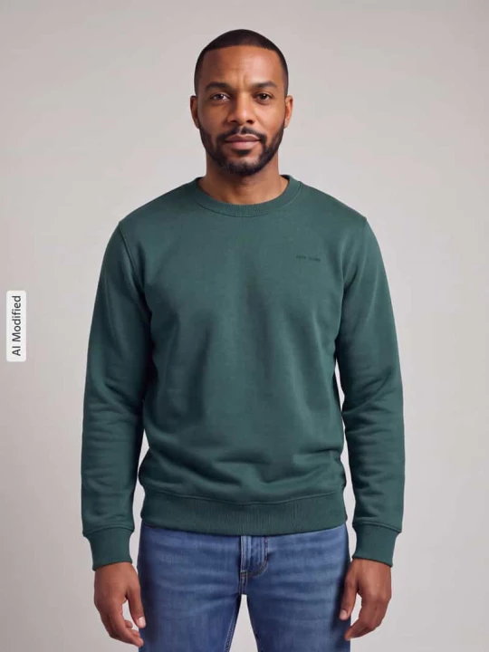 Zdjęcie produktu bluza o kroju regular fit z mieszanka bawełny model 'Jefferson' Pepe Jeans Petrol