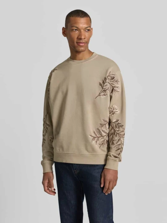 Zdjęcie produktu Bluza dresowa krój regular fit model 'Kario' Drykorn Beżowy