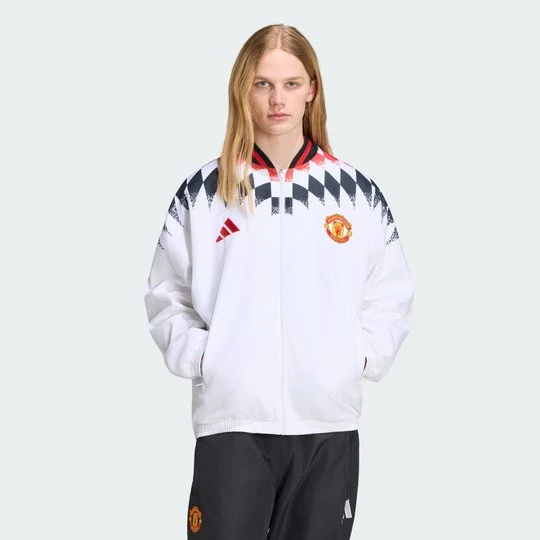 Zdjęcie produktu Bluza dresowa Manchester United Stadium Adidas biały