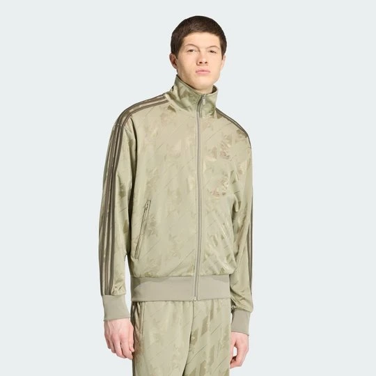 Zdjęcie produktu BLUZA DRESOWA MONOGRAM FIREBIRD Adidas Silver Pebble
