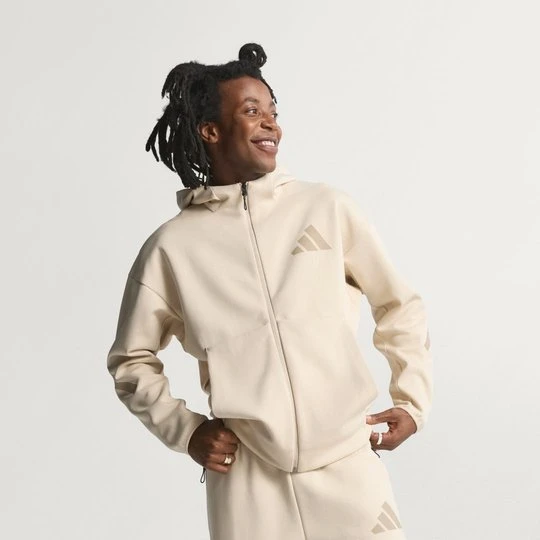 Zdjęcie produktu Bluza dresowa New adidas Z.N.E. Full-Zip Hooded Crystal Linen